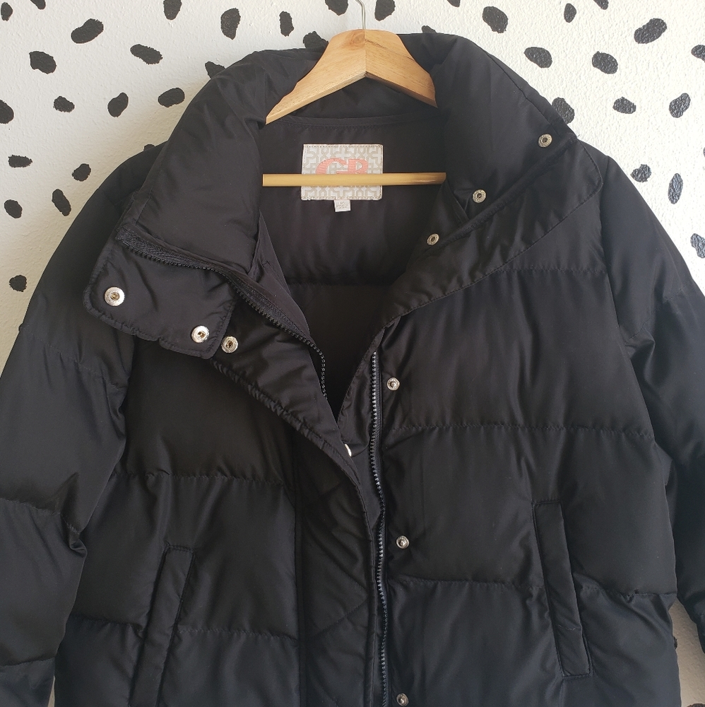 GB Black Puffer Jacket - Picture 5 of 12